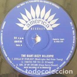 Discos de vinilo: The Giant Dizzy Gillespie - Dizzy Gillespie - Foto 3