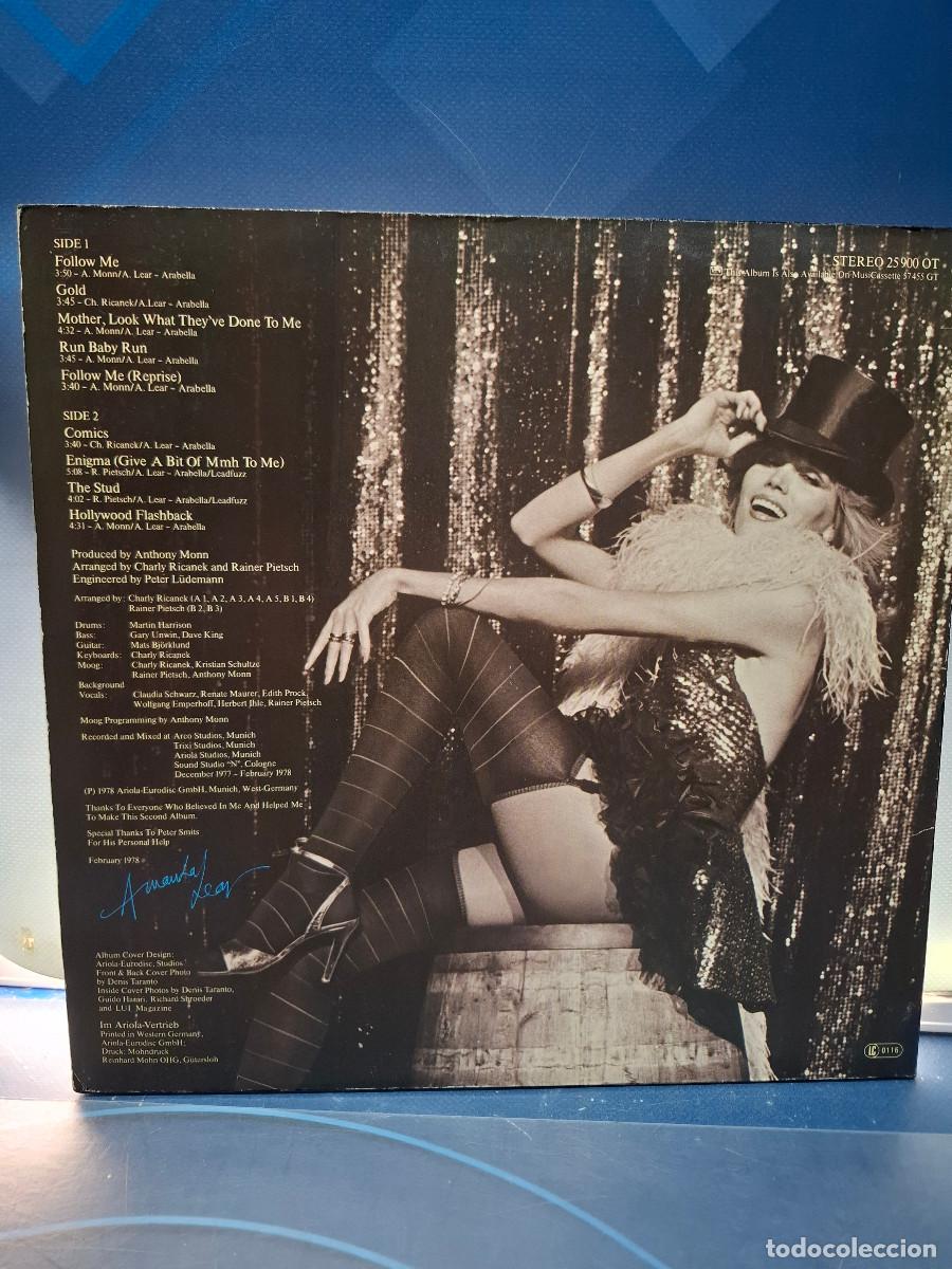Discos de vinilo: Disco, Lp, Amanda Lear , Sweet Revenge, 1978 - Foto 2
