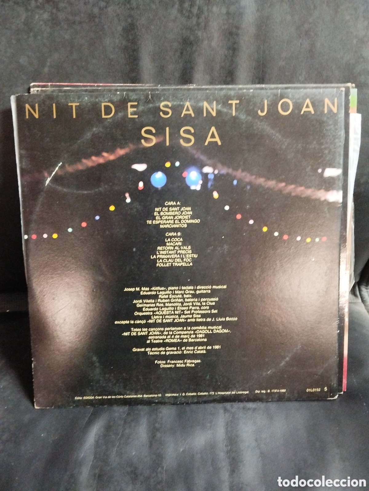 Discos de vinilo: JAUME SISA , NIT DE SAN JUAN - Foto 2