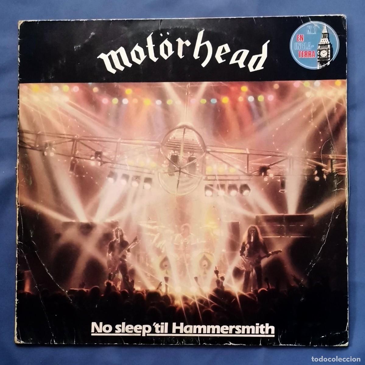 Discos de vinilo: Mot&ouml;rhead &lrm;&ndash; No Sleep til Hammersmith LP 1981 Espa&ntilde;a - Foto 1