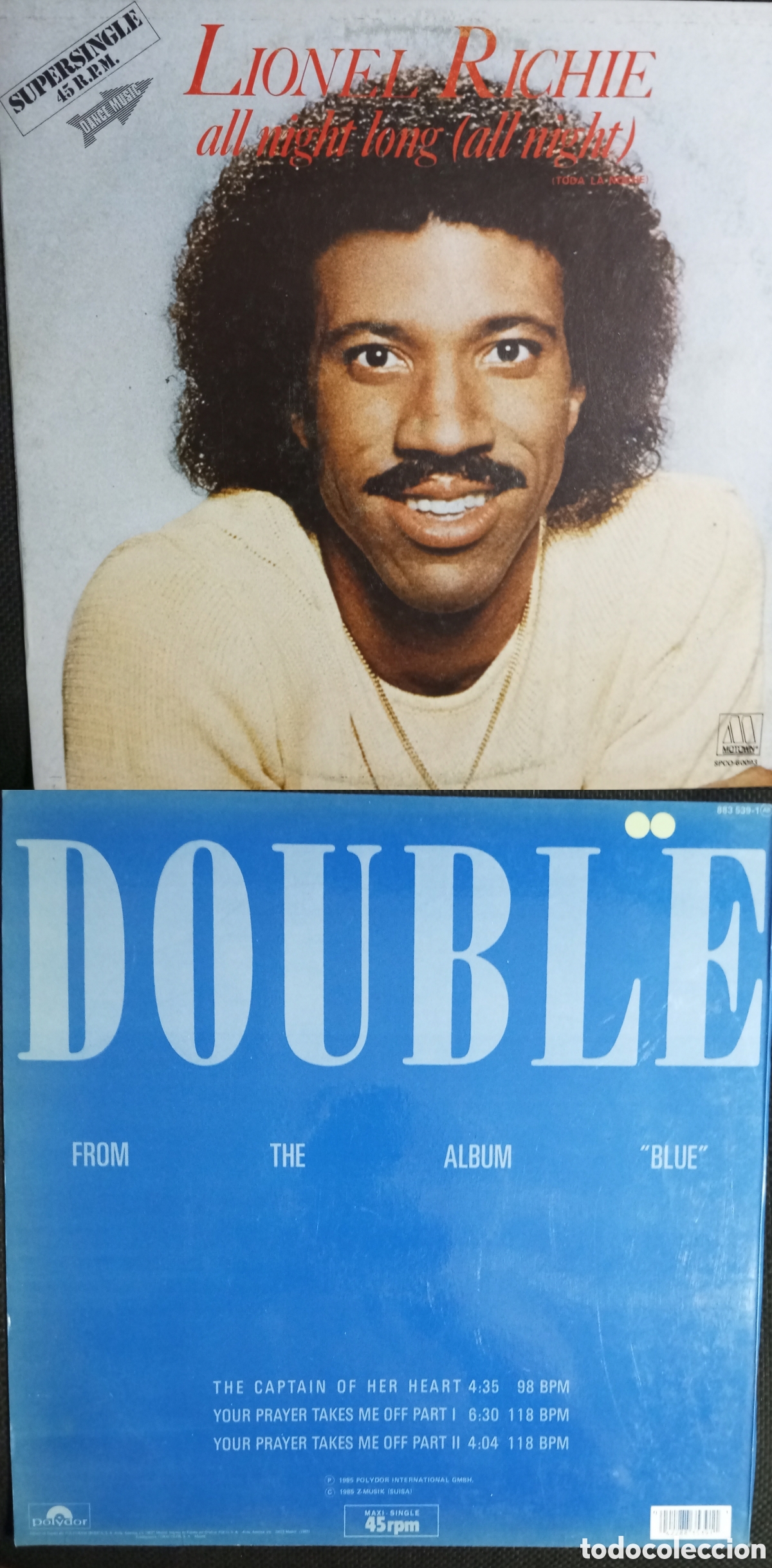 Vinyl-Schallplatten: 2 vinilos Lionel Richie y Double, supersingles