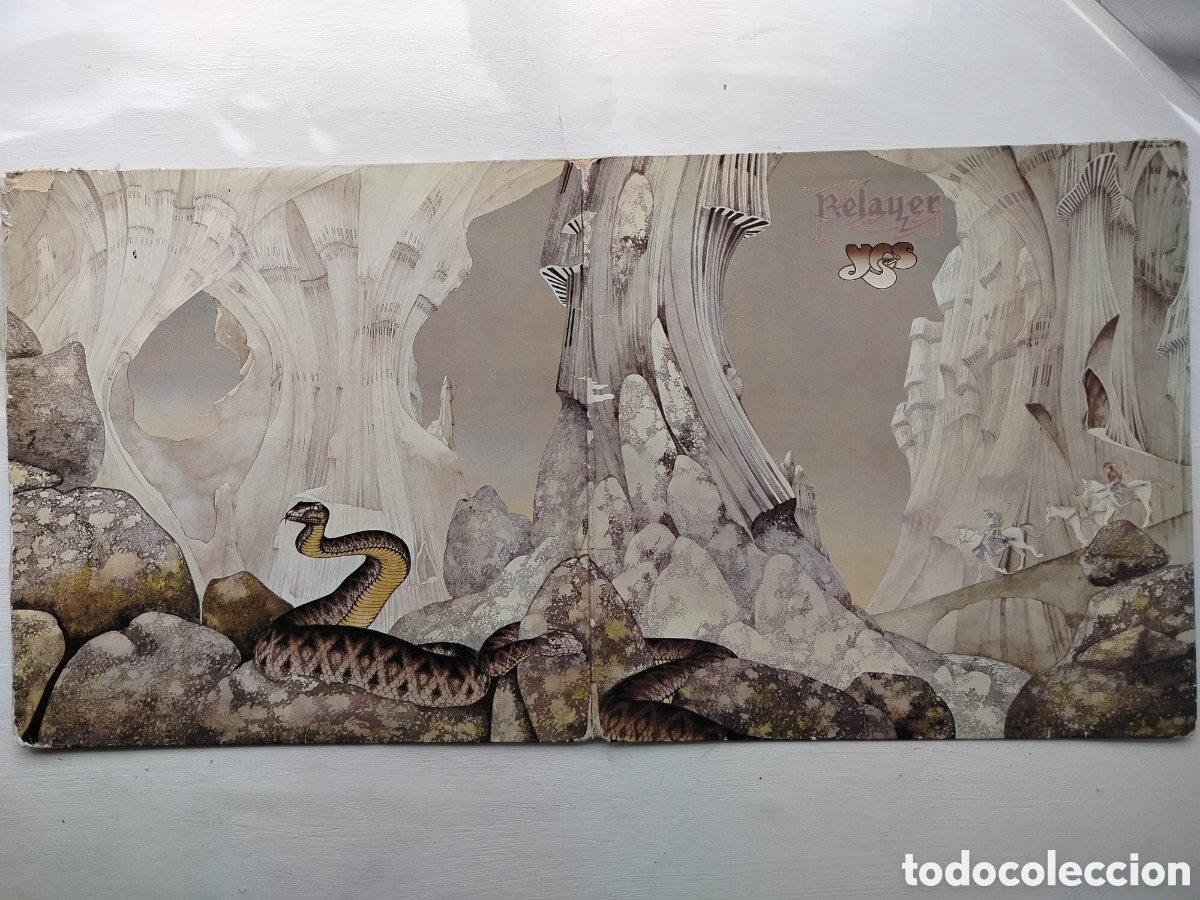 Discos de vinilo: Yes LP Relayer 1975. - Foto 2