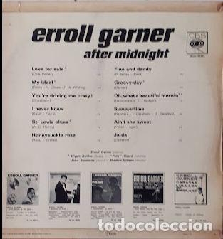Discos de vinilo: After Midnight - Erroll Garner - Foto 2