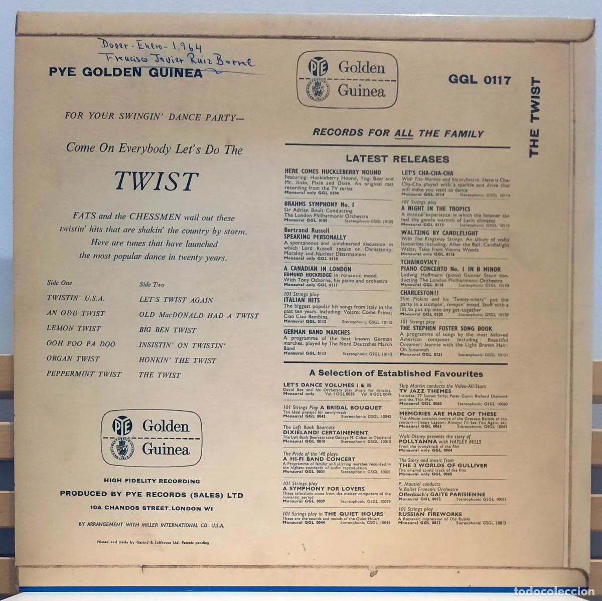 Discos de vinilo: FAST AND THE CHESSMEN &middot;&middot;&middot; Lets Twist - (LP) - Foto 2