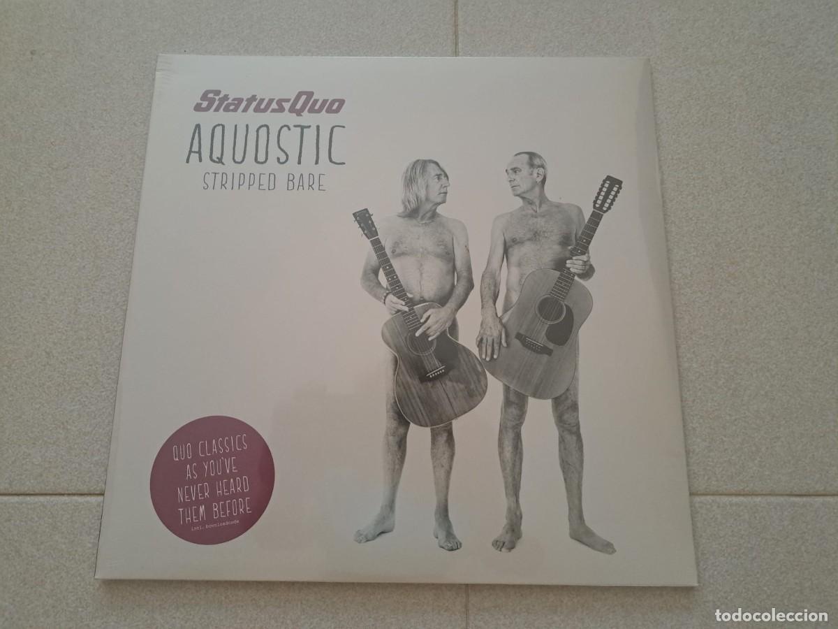 Discos de vinilo: STATUS QUO - 2 LP - AQUOSTIC - STRIPPED BARE - PRECINTADO - QUO CLASSICS - Foto 1