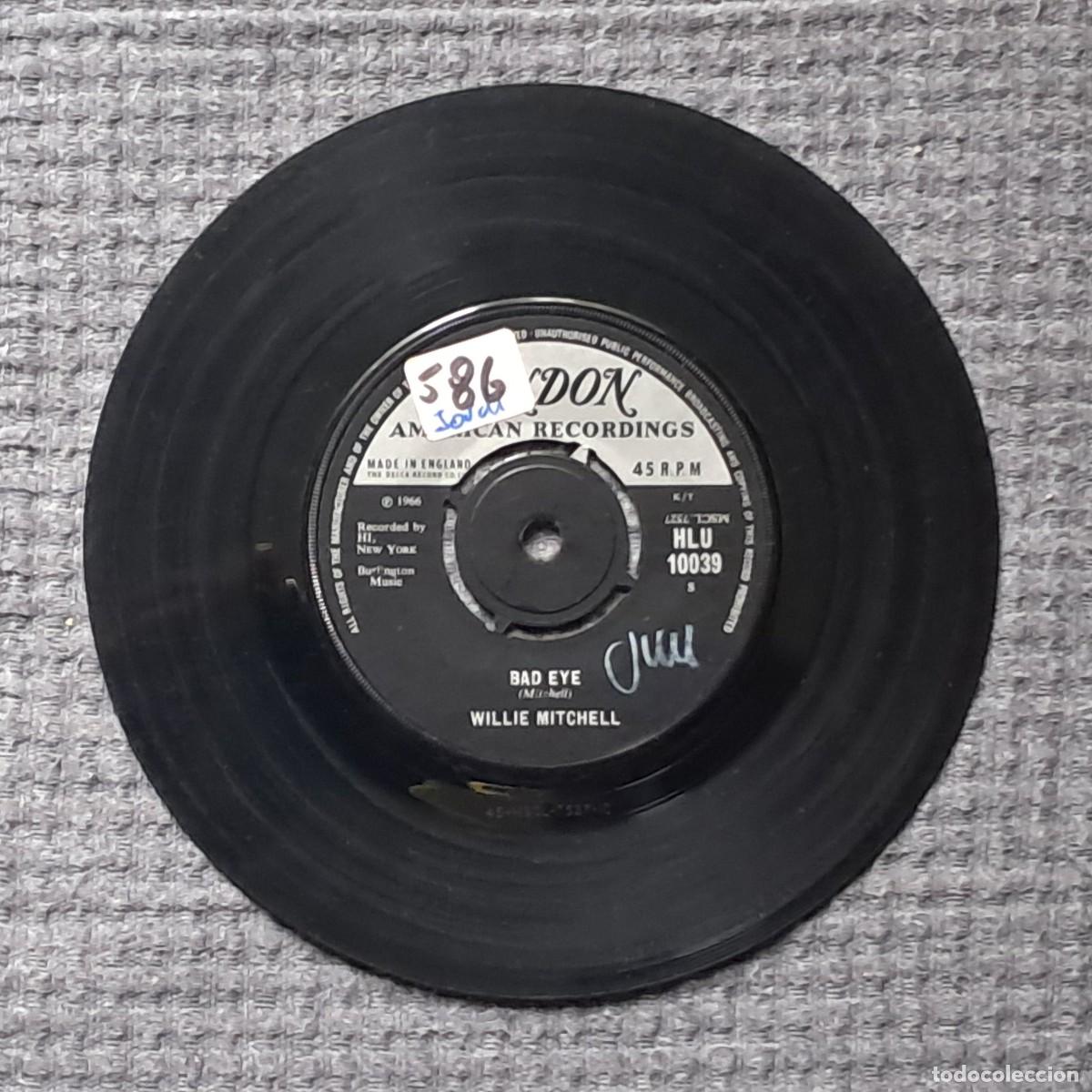 Discos de vinilo: WILLIE MITCHELL - BAD EYE - DISCO SIN FUNDA - Foto 1