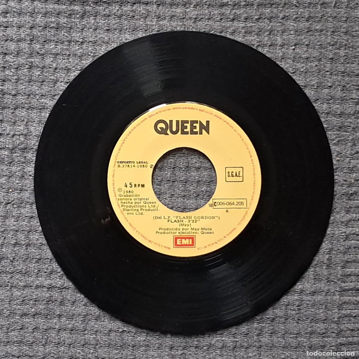 Discos de vinilo: QUEEN &ndash; FLASH - DISCO SIN FUNDA - Foto 1