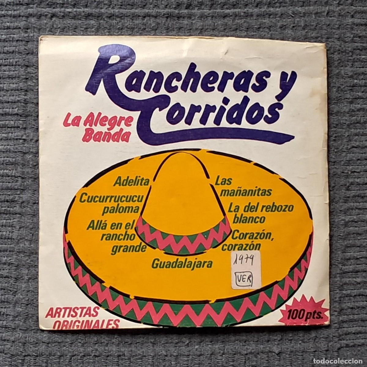 Discos de vinilo: LA ALEGRE BANDA - RANCHERAS Y CORRIDOS - Foto 1