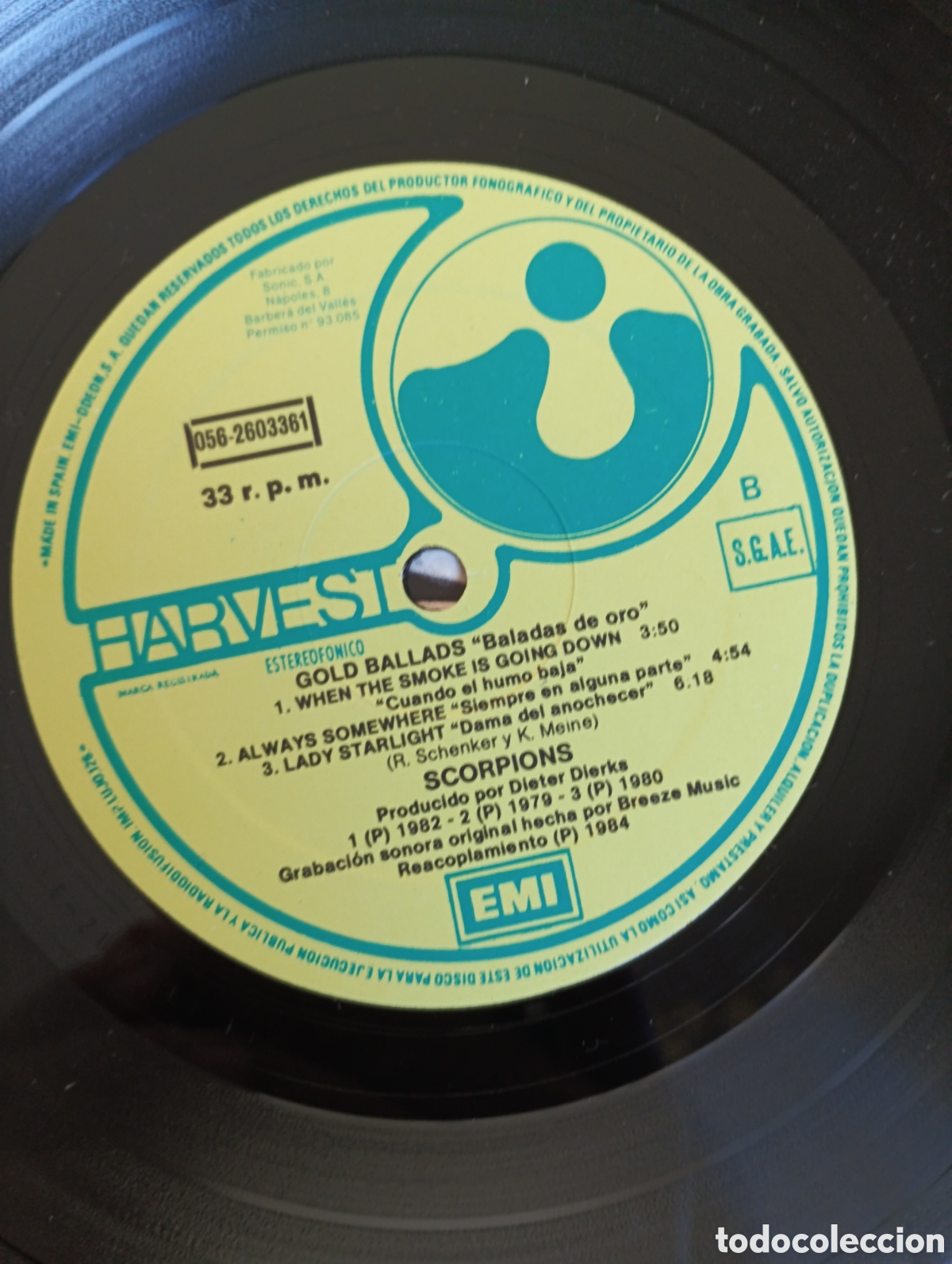 Discos de vinilo: Scorpions &rdquo; GOLD BALLADS &rdquo; - Foto 5