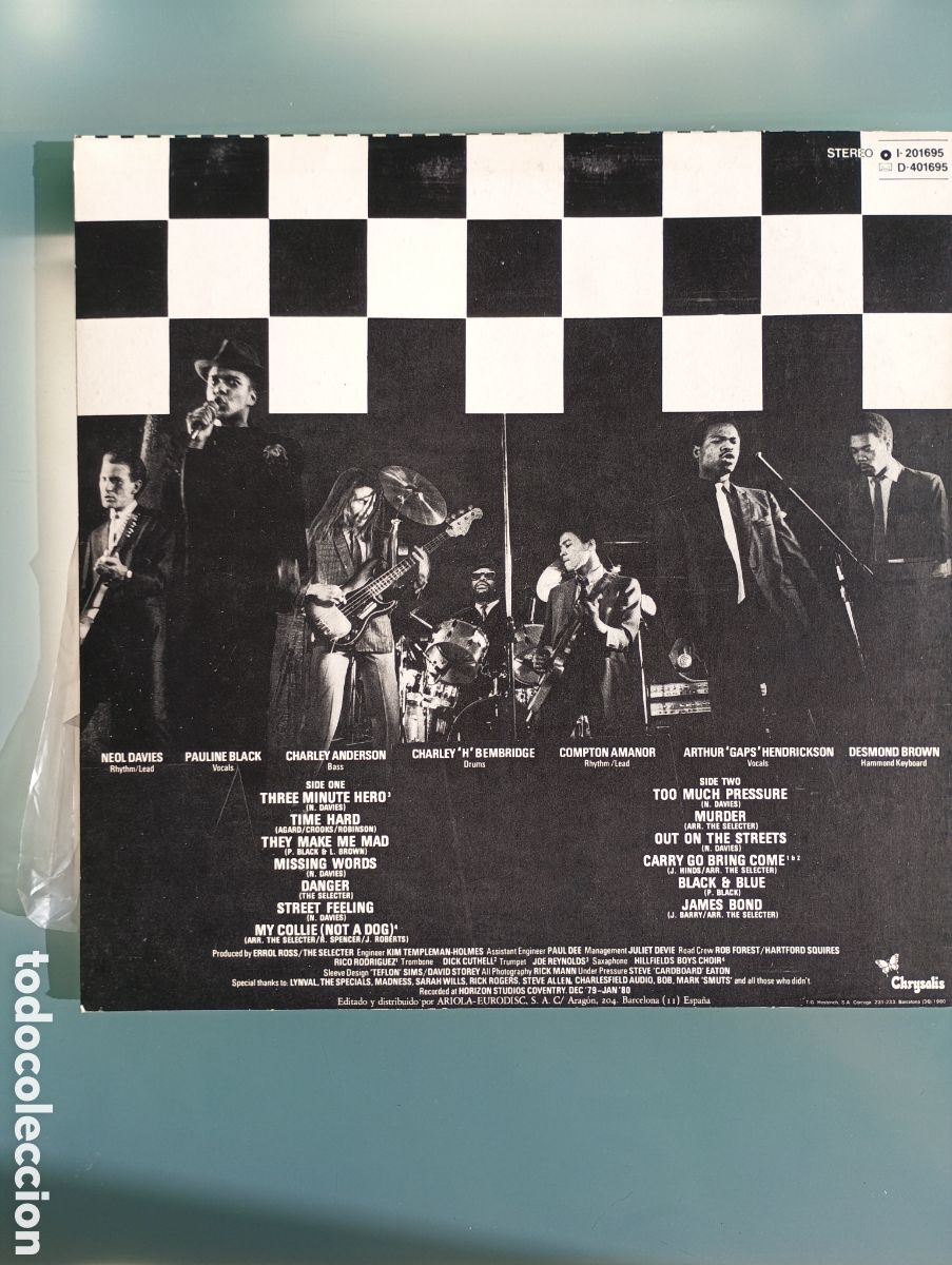 Discos de vinilo: The SELECTER &rdquo;Too Much Pressure &rdquo; - Foto 2