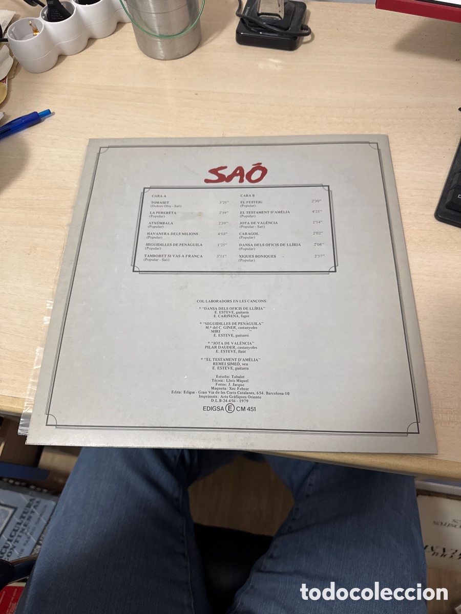 Discos de vinilo: DISCO VINILO SA&Oacute; LA PERERETA 1979 - Foto 4
