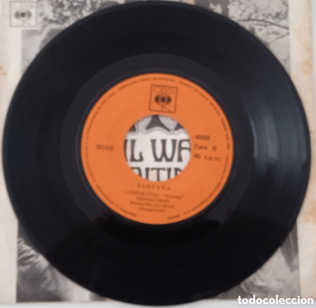 Discos de vinilo: SANTANA - Evil ways (1970) disco de vinilo single - Foto 6
