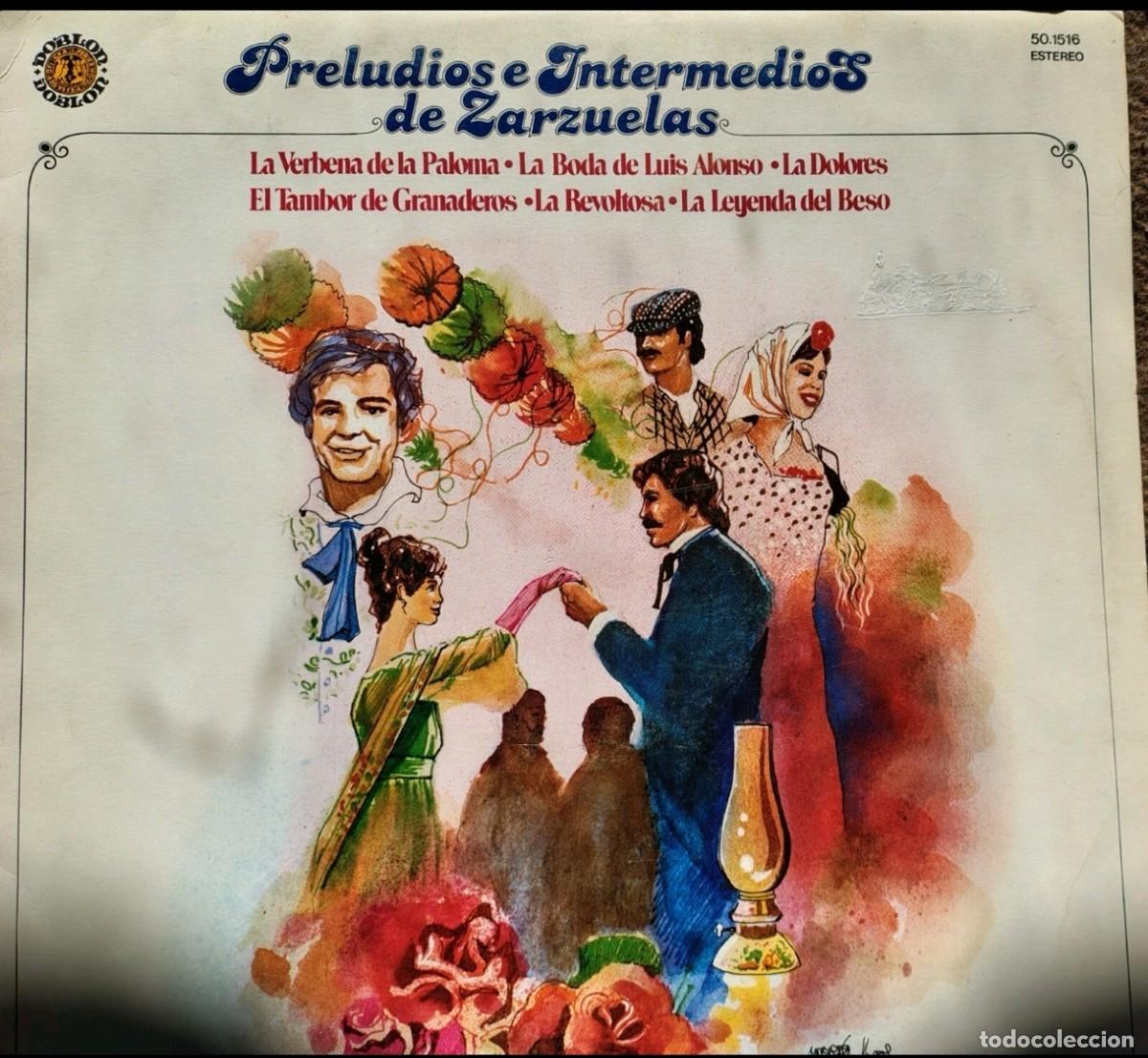 Discos de vinilo: Preludios e intermedios de Zarzuelas - Foto 1