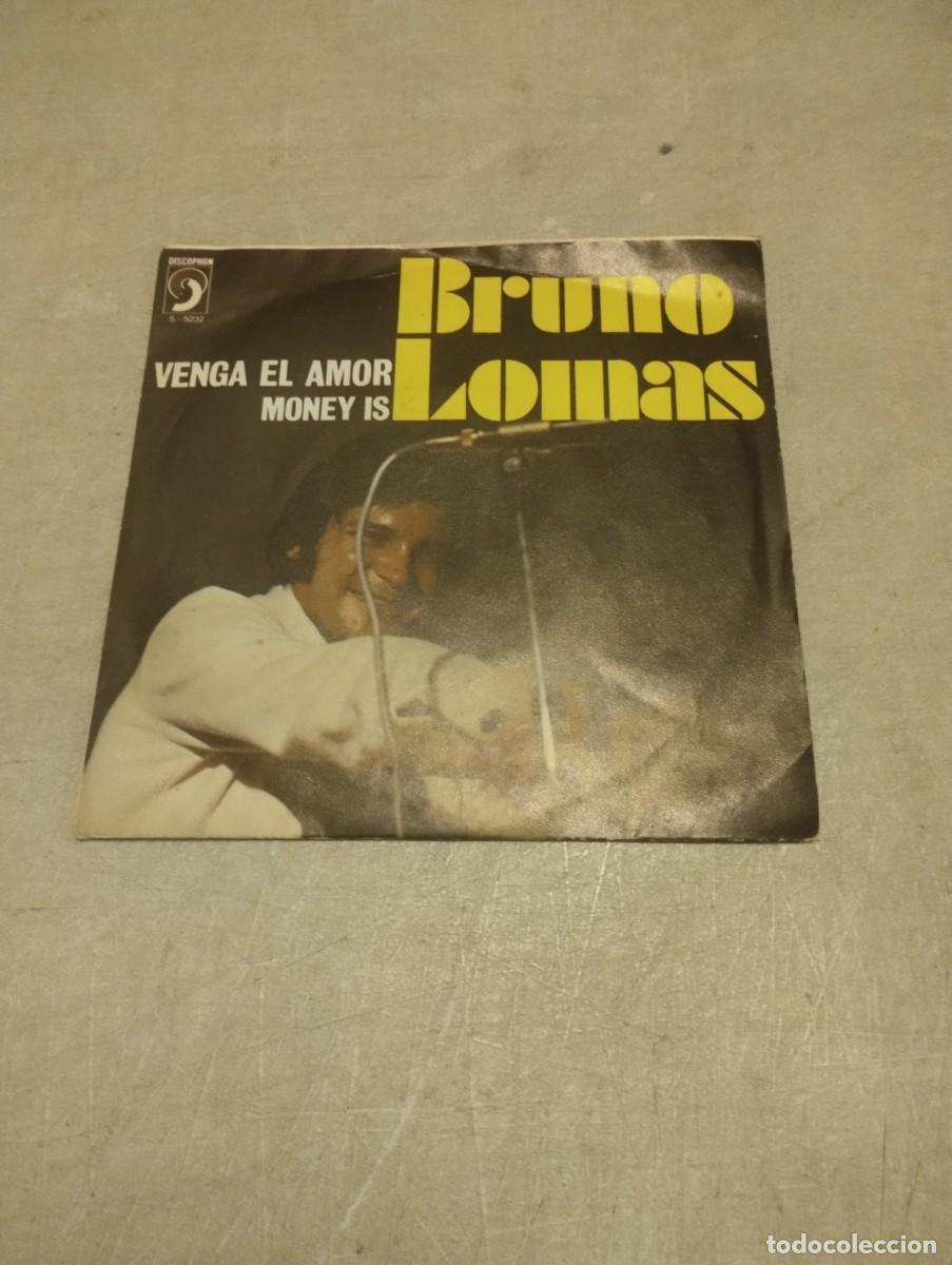 Discos de vinilo: BRUNO LOMAS SG VENGA EL AMOR - Foto 1