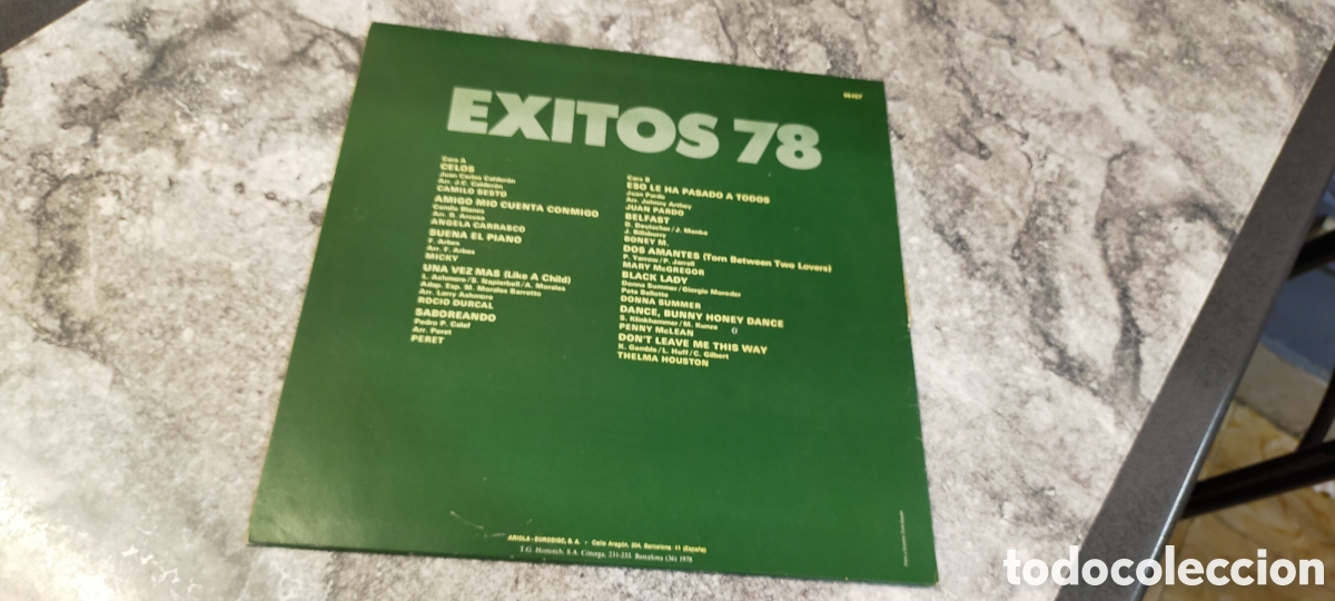 Discos de vinilo: Vinilo &Eacute;xitos 78 - Compilatorio - Foto 2