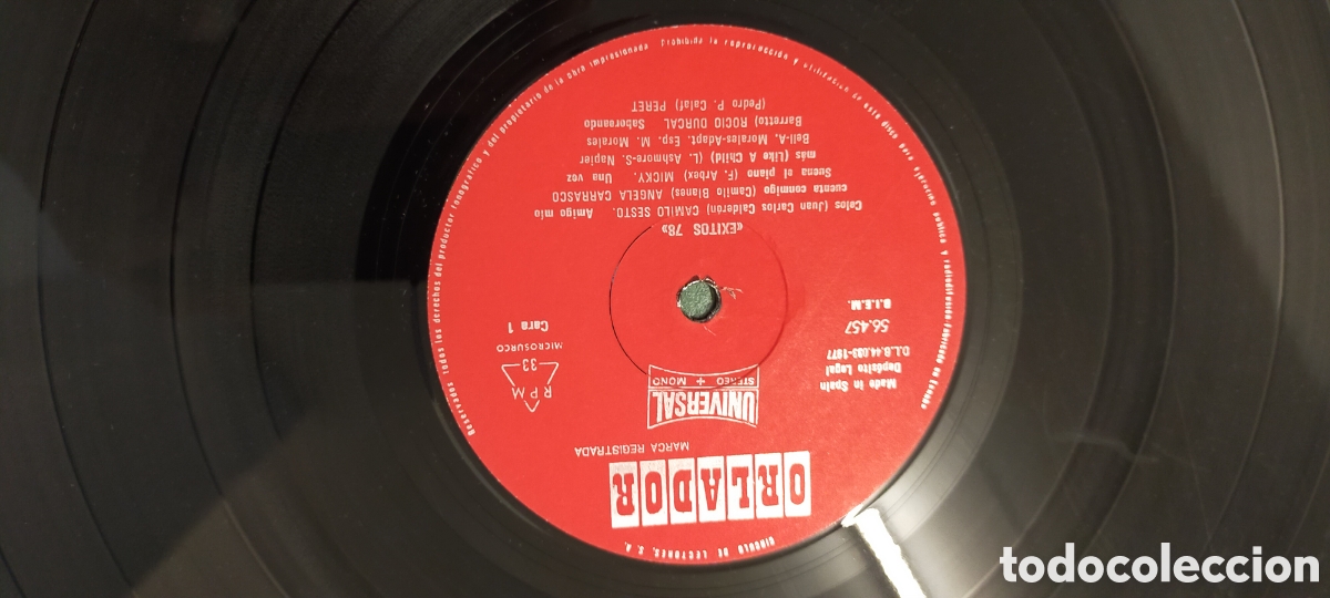 Discos de vinilo: Vinilo &Eacute;xitos 78 - Compilatorio - Foto 4