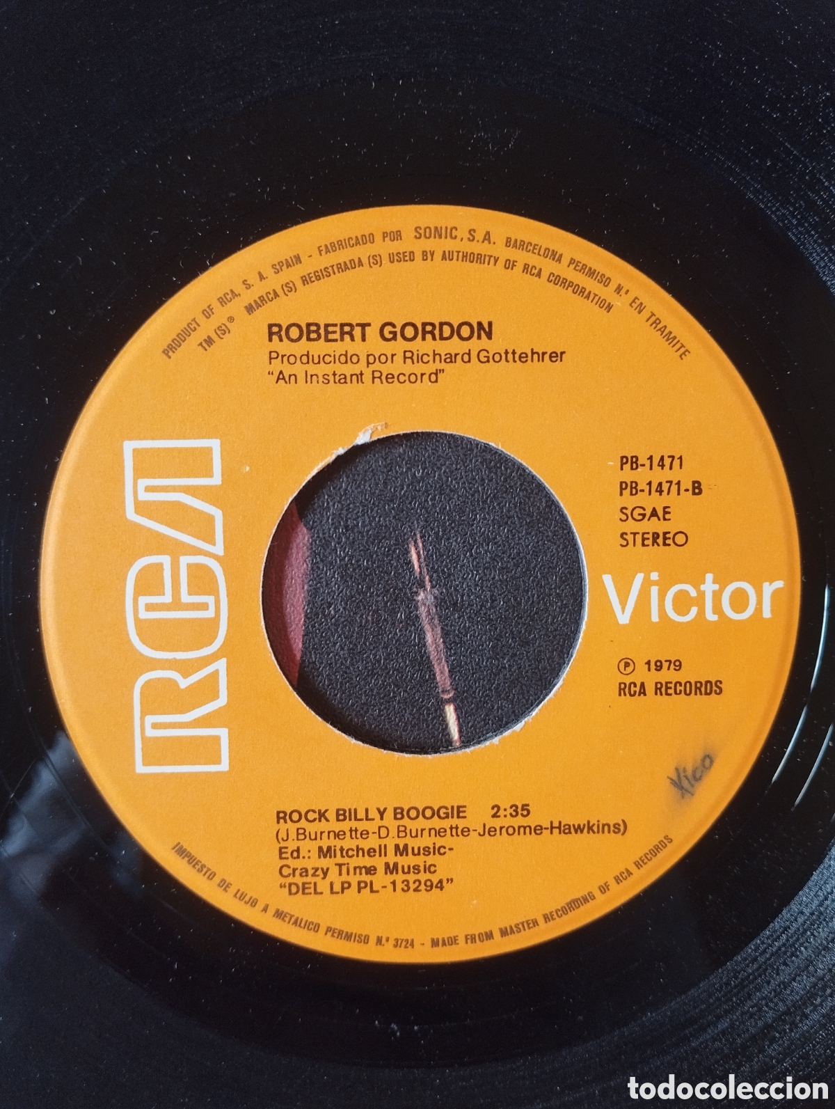 Discos de vinilo: Robert Gordon - Its only Make belive - single - Foto 6