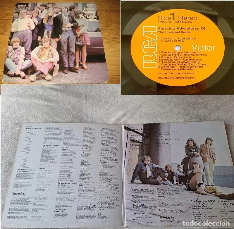 Discos de vinilo: AMAZING ADVENTURES of THE LIVERPOOL SCENE 1969 !! raro Psychedelic Rock , org edit usa, todo exc !!