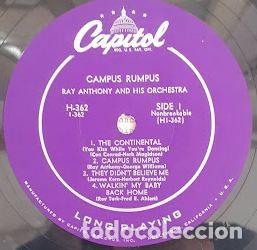 Discos de vinilo: Campus Rumpus - Ray Anthonys Orchestra - Foto 3