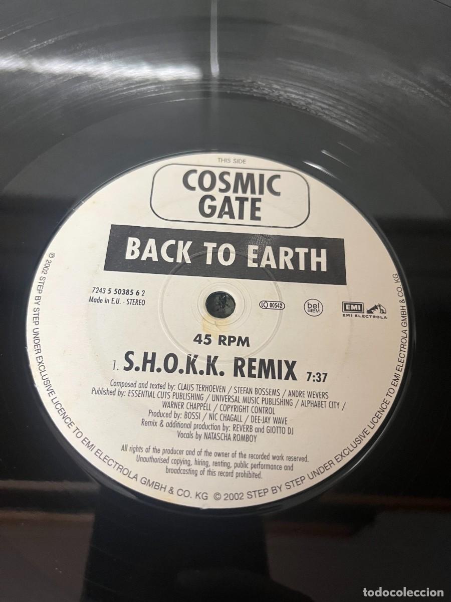 Discos de vinilo: Cosmic Gate Hardcore (Part II) / Back To Earth - Foto 3