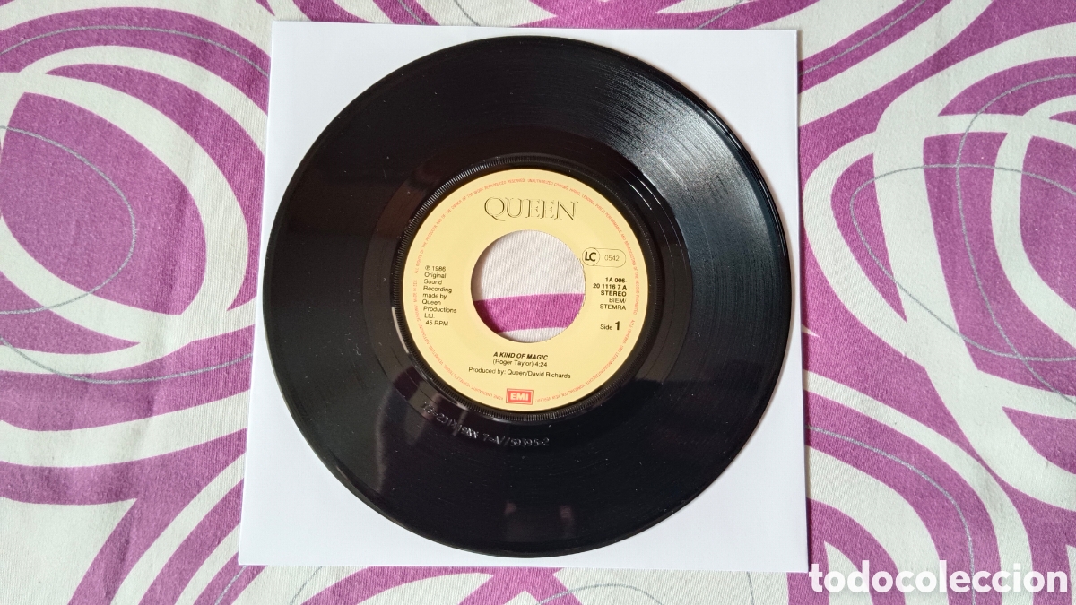 Discos de vinilo: Queen &ndash; A Kind Of Magic 7&rdquo; Single - Foto 2