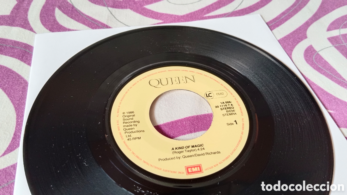 Discos de vinilo: Queen &ndash; A Kind Of Magic 7&rdquo; Single - Foto 3