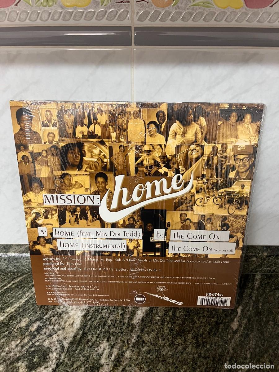 Discos de vinilo: Mission: Home ,maxi rap - Foto 2