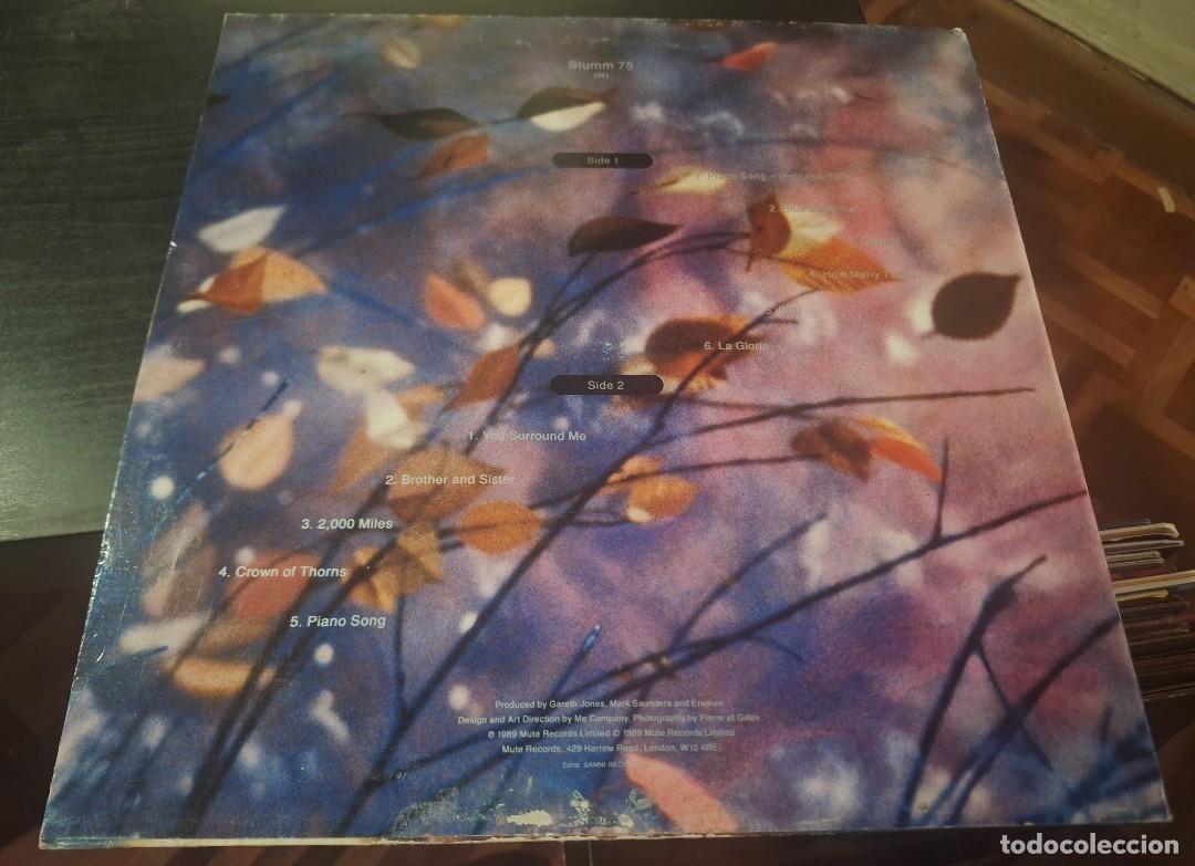 Discos de vinilo: ERASURE - WILD LP SANNI 1989 - SYNTH POP + POSTER - Foto 2