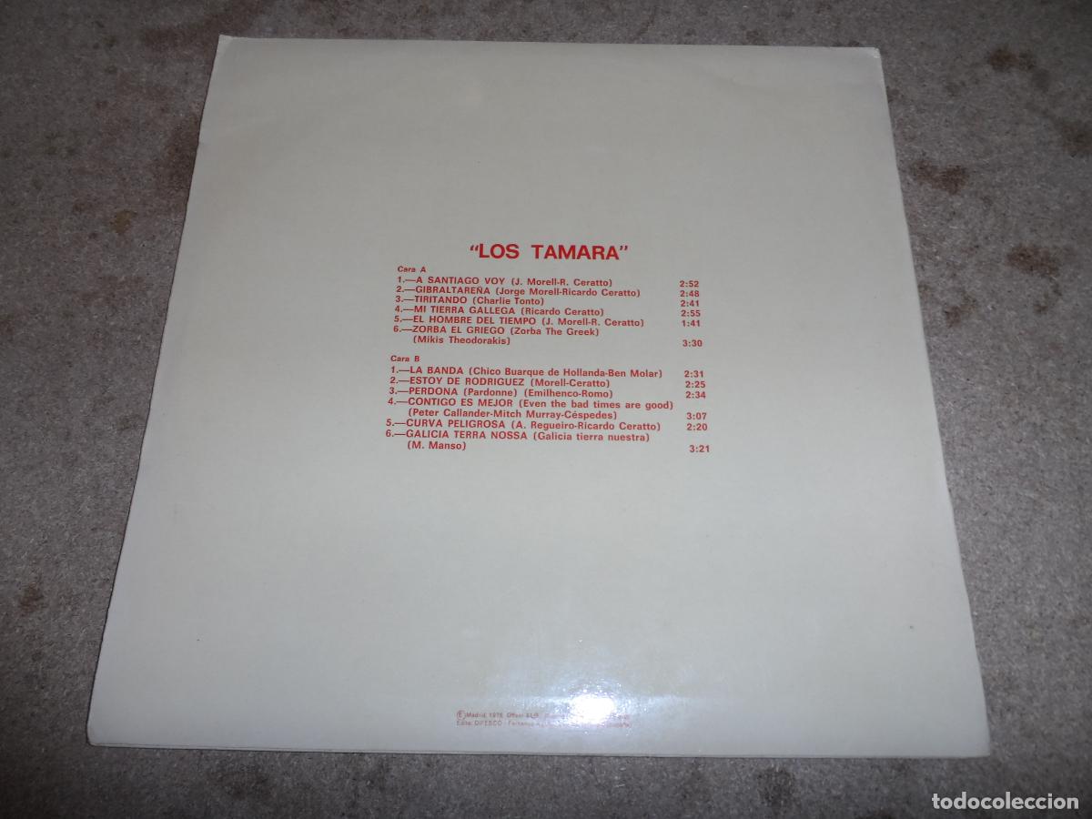 Discos de vinilo: LOS TAMARA - S/T (SPAIN 1976) - Foto 2