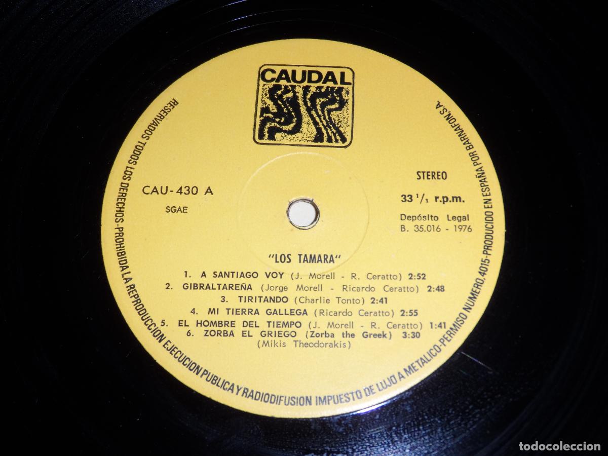 Discos de vinilo: LOS TAMARA - S/T (SPAIN 1976) - Foto 3