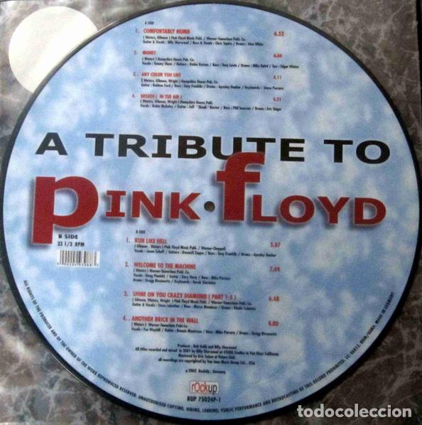 Discos de vinilo: Various - Pink Floyd A Tribute (Picture Disc) - Foto 3