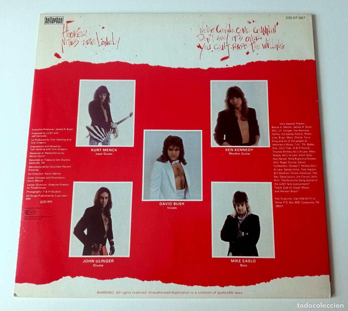 Discos de vinilo: LP LUST - LUST (1985) - Foto 2