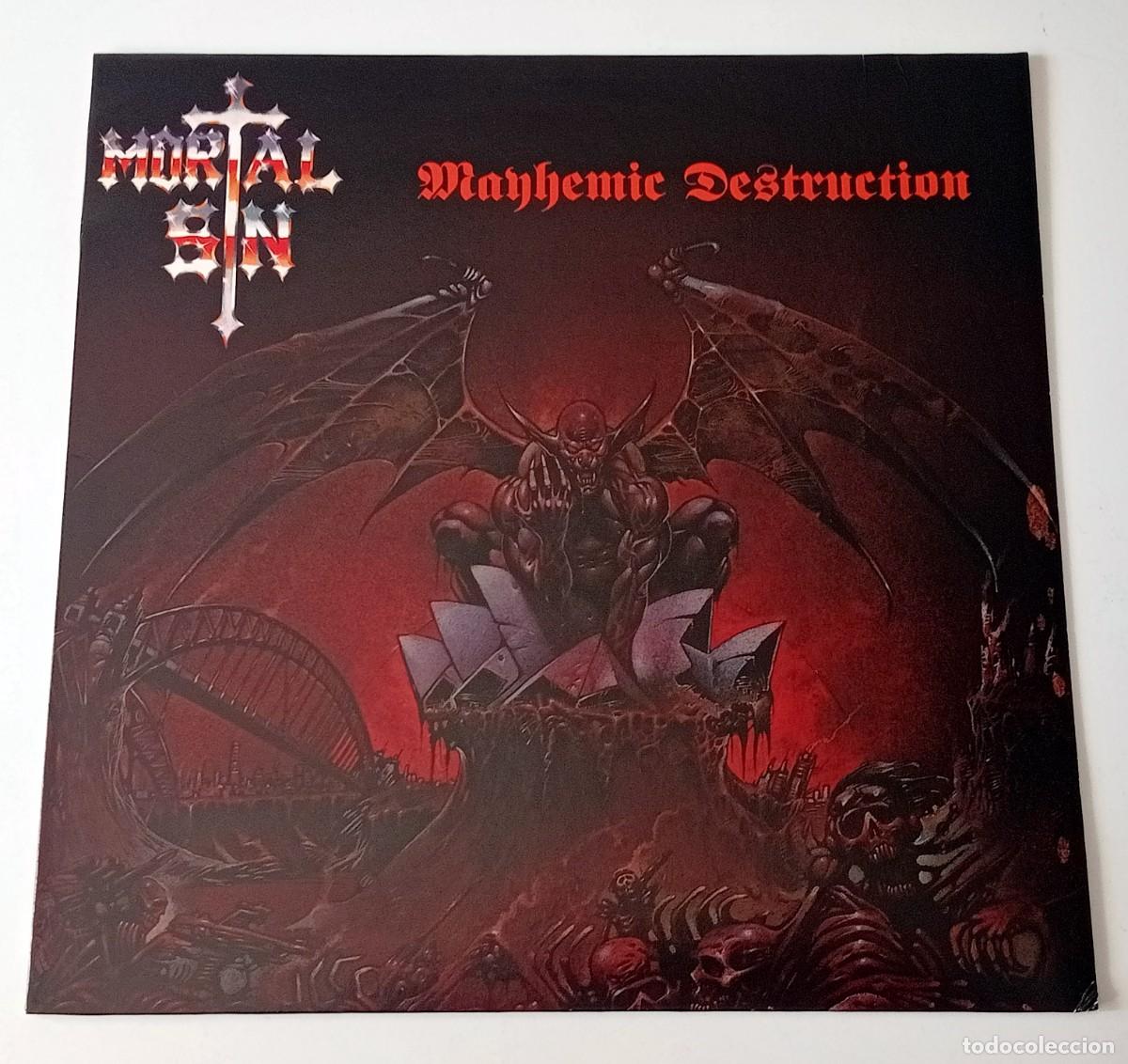 Discos de vinilo: LP MORTAL SIN - MAYHEMIC DESTRUCTION - Foto 1