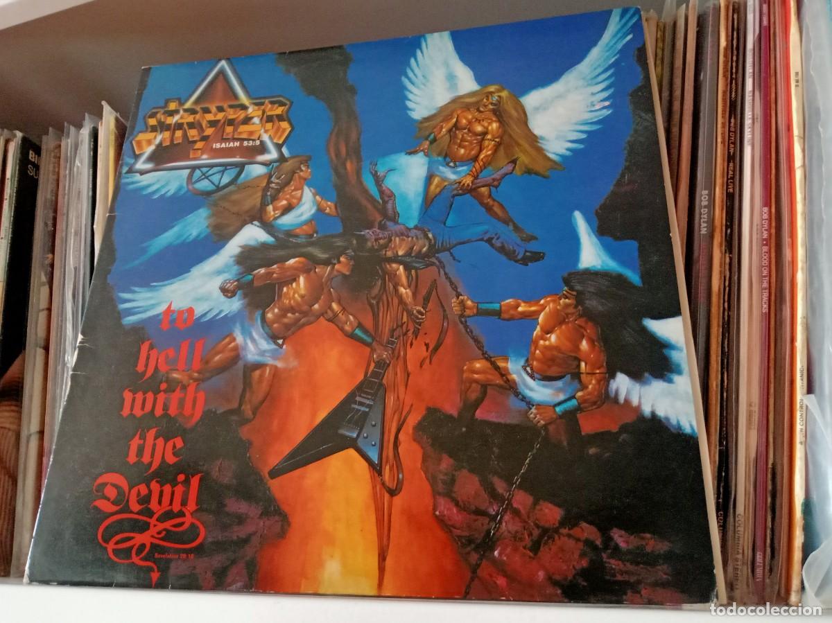 Discos de vinilo: Stryper &lrm;&ndash; To Hell With The Devil - LP Spain 1986 - Foto 1