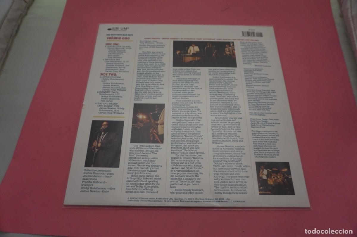 Discos de vinilo: LP - ONE NIGHT WITH - BLUE NOTE - VOLUME 1 - EL DISCO ESTA COMO NUEVO - Foto 3