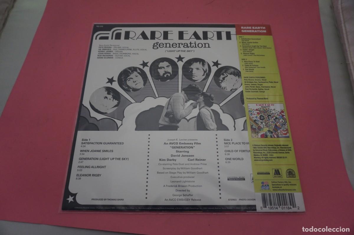Discos de vinilo: LP - GENERATION - RARE EARTH - EL DISCO ESTA COMO NUEVO - Foto 3