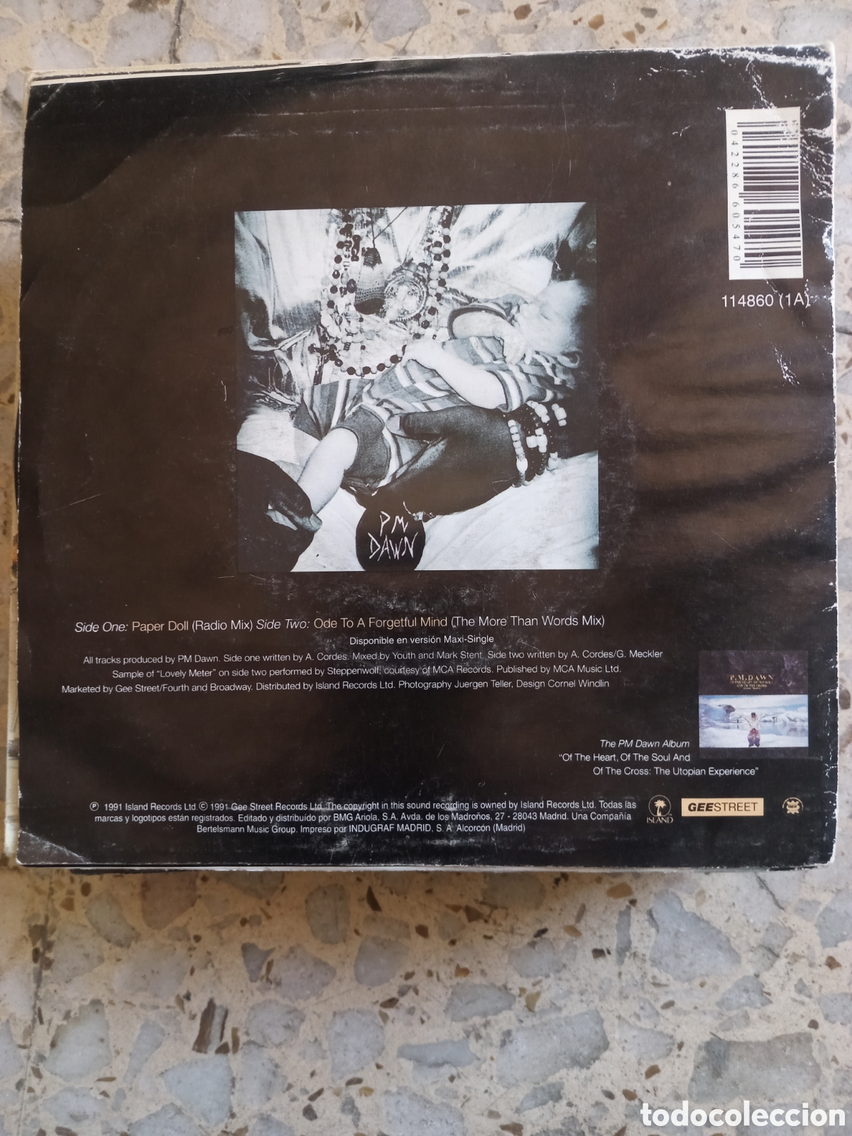 Discos de vinilo: SGL PM DAWN PAPER DOLL 1991 - Foto 2