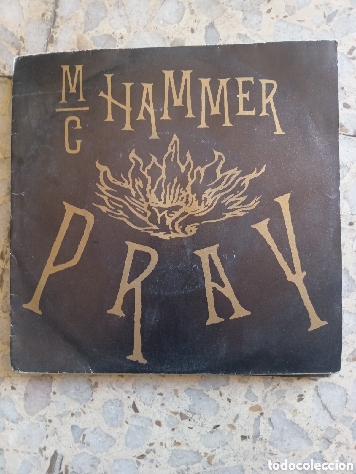 Discos de vinilo: SGL MC HAMMER PRAY 1991 PROMO - Foto 1