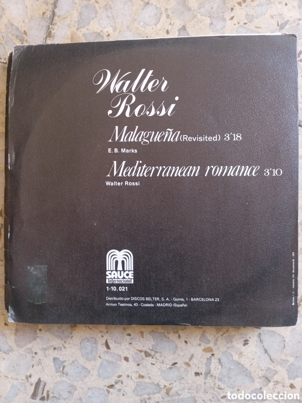 Discos de vinilo: SGL WALTER ROSSI MALAGUE&Ntilde;A 1979 - Foto 2