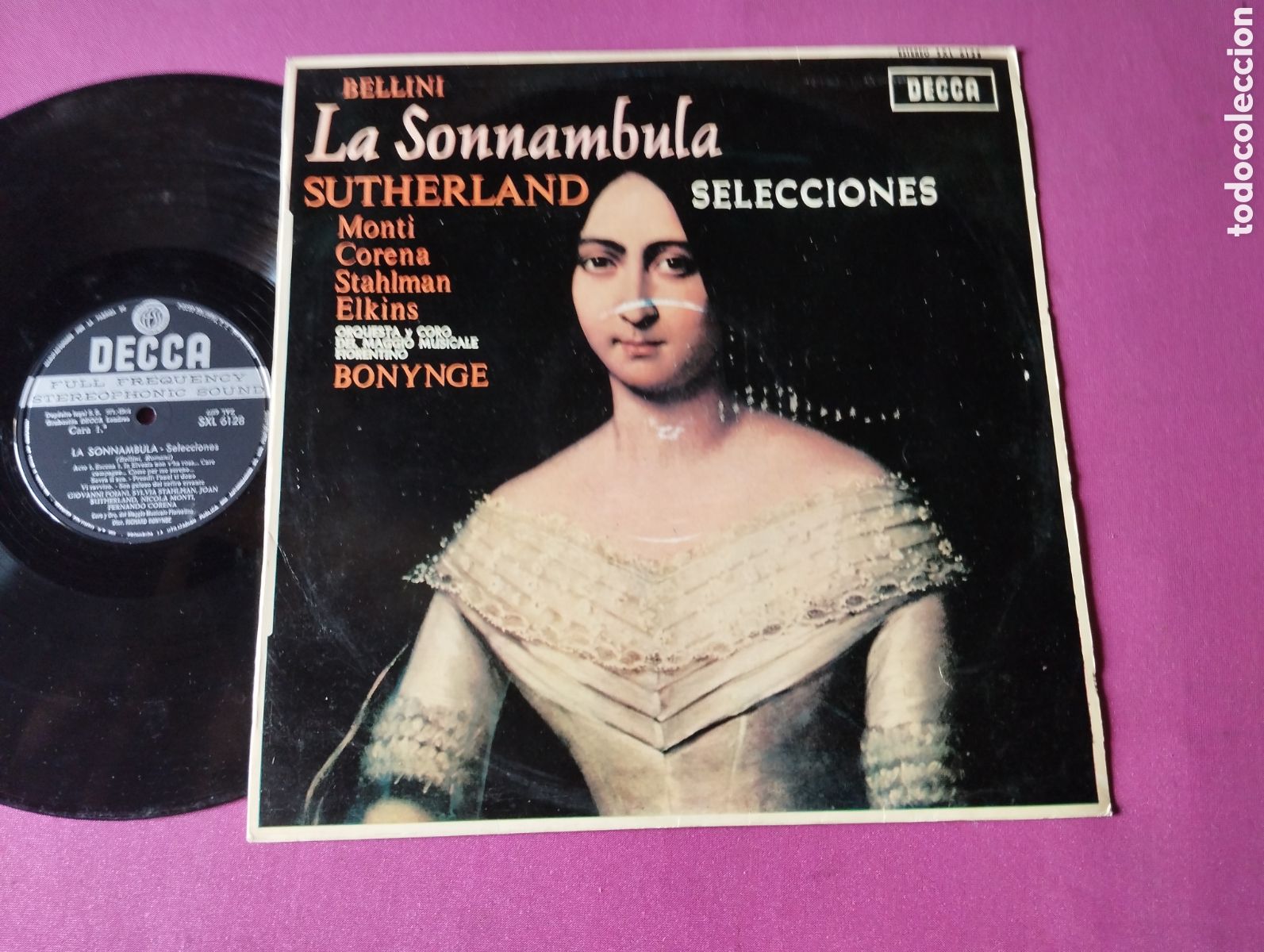 Discos de vinilo: LA SONAMBULA BELLINI LP L31 31 - Foto 1