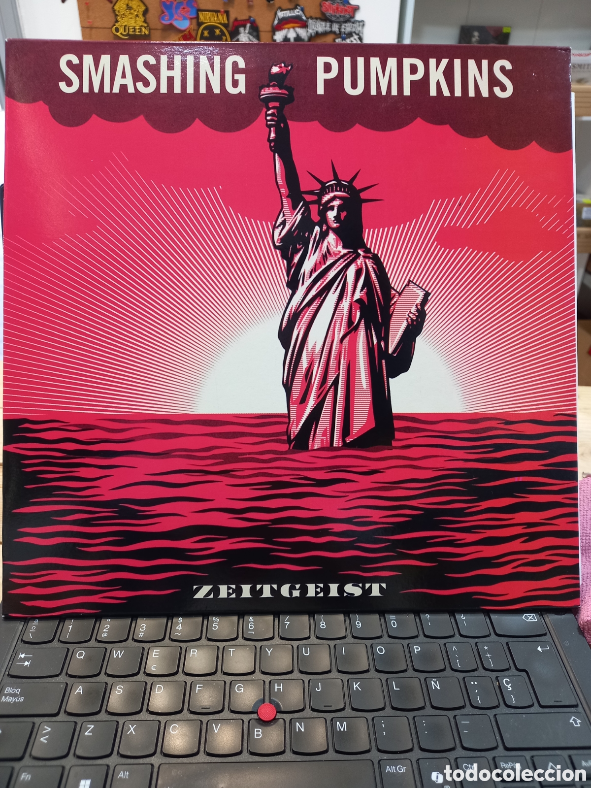 Discos de vinilo: SMASHING PUMPKINS - Zeitgeist - LP unofficial version - Foto 1