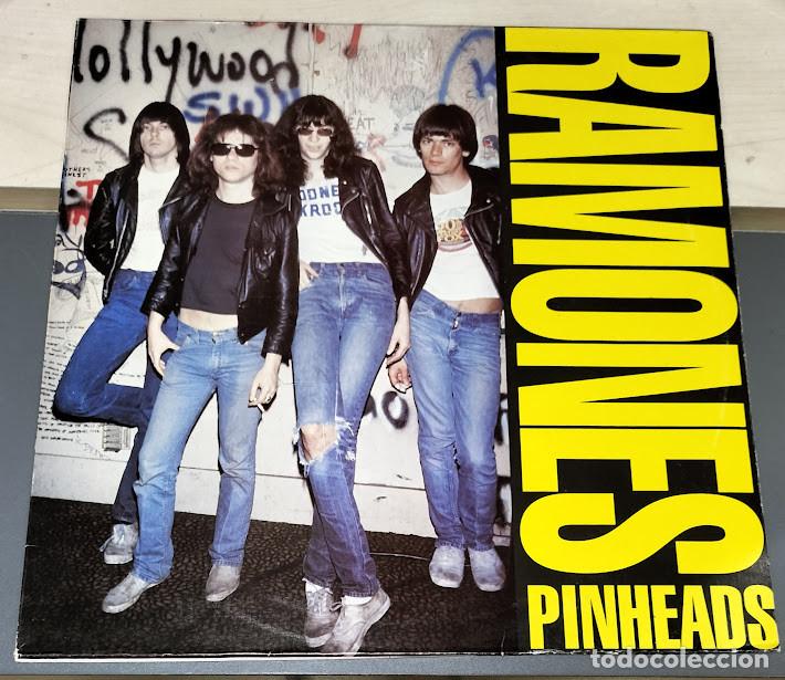 Discos de vinilo: Ramones - Pinheads - LP Vinilo Azul. - Foto 1