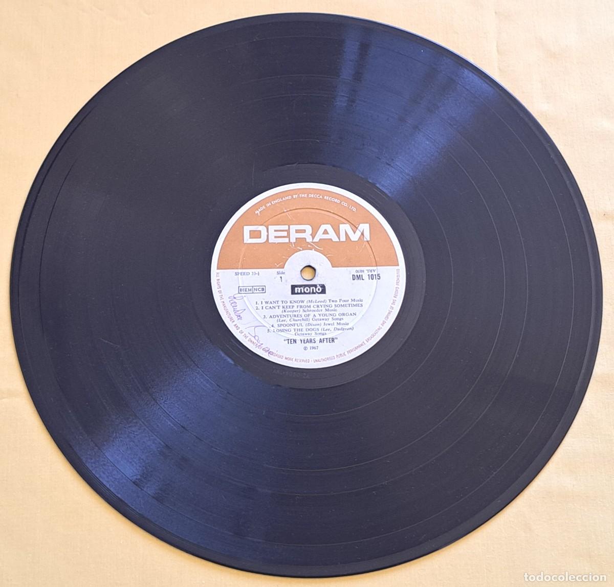 Disques de vinyle: TEN YEARS AFTER - TEN YEARS AFTER - DERAM 1967, DML 1015 - SOLO DISCO