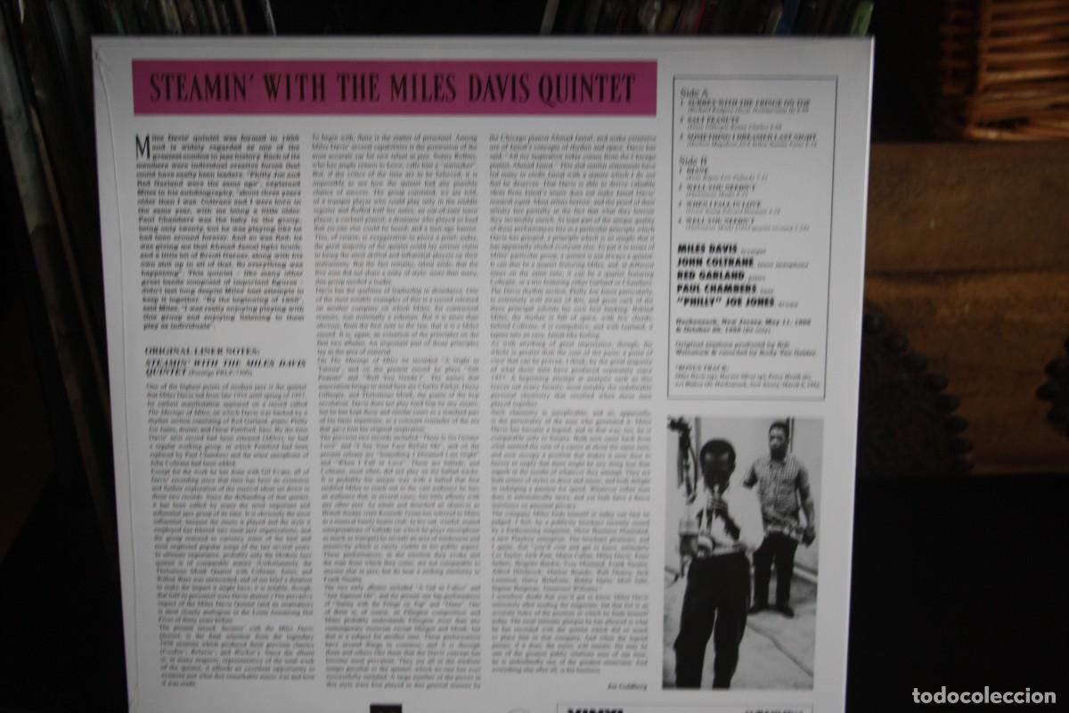 Discos de vinilo: MILES DAVIS QUINTET, STEAMING&acute;WITH THE, , PRECINTADO, LP - Foto 2