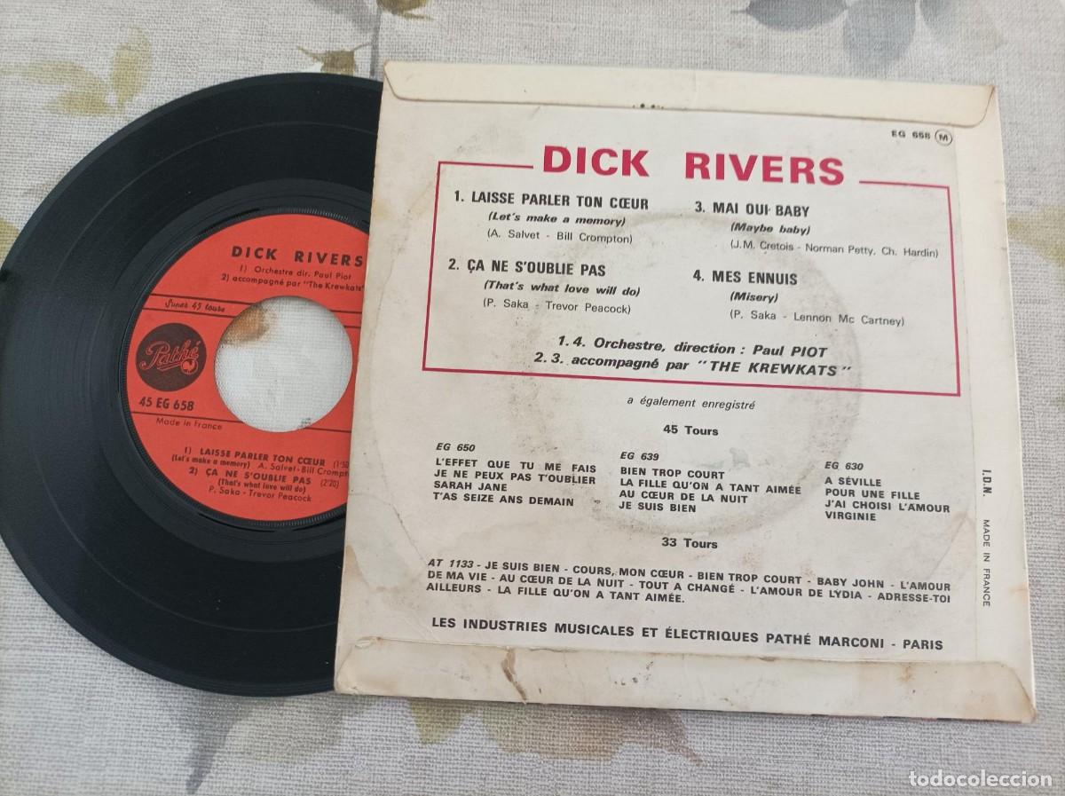 Discos de vinilo: Dick Rivers ep maybe baby - Foto 2