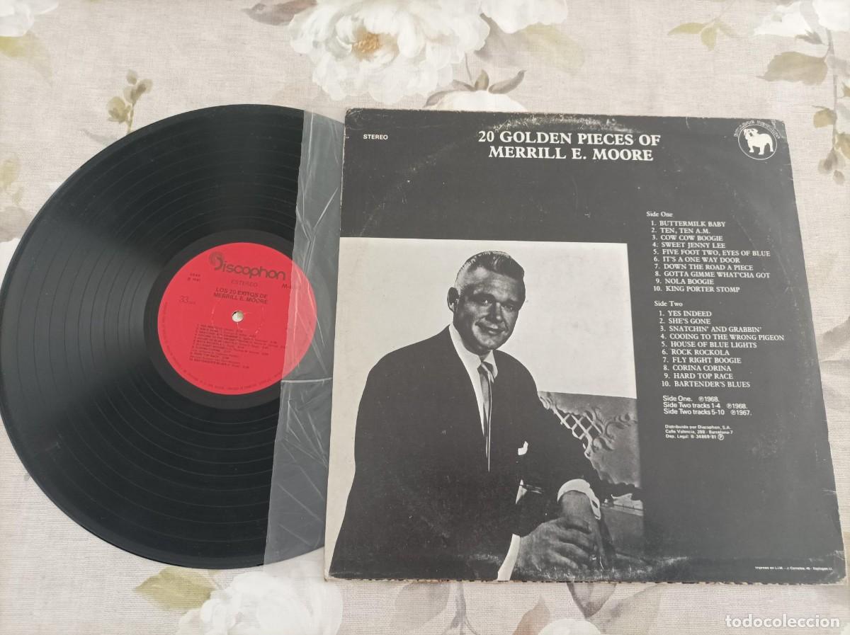 Discos de vinilo: Merrill E. Moore lp rock and roll boogie-dificil- - Foto 2