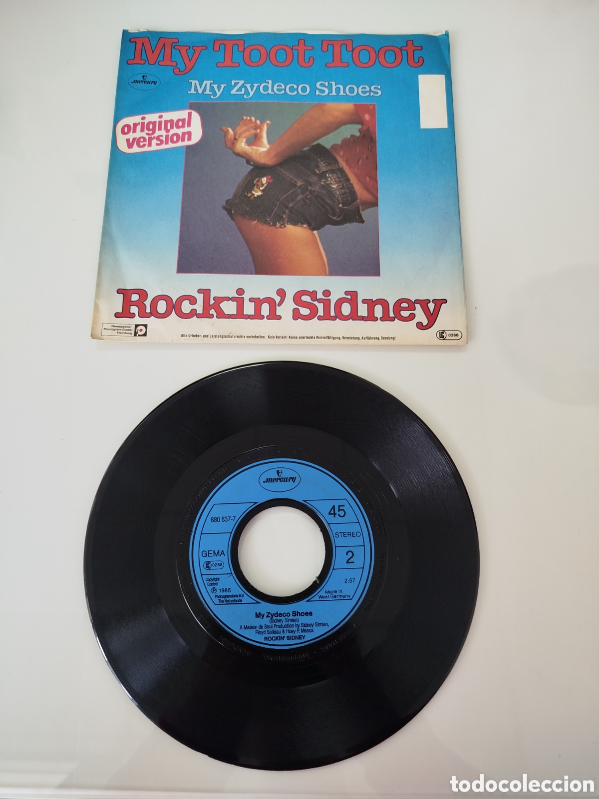 Discos de vinilo: Vinilo Rockin Sidney - Foto 1