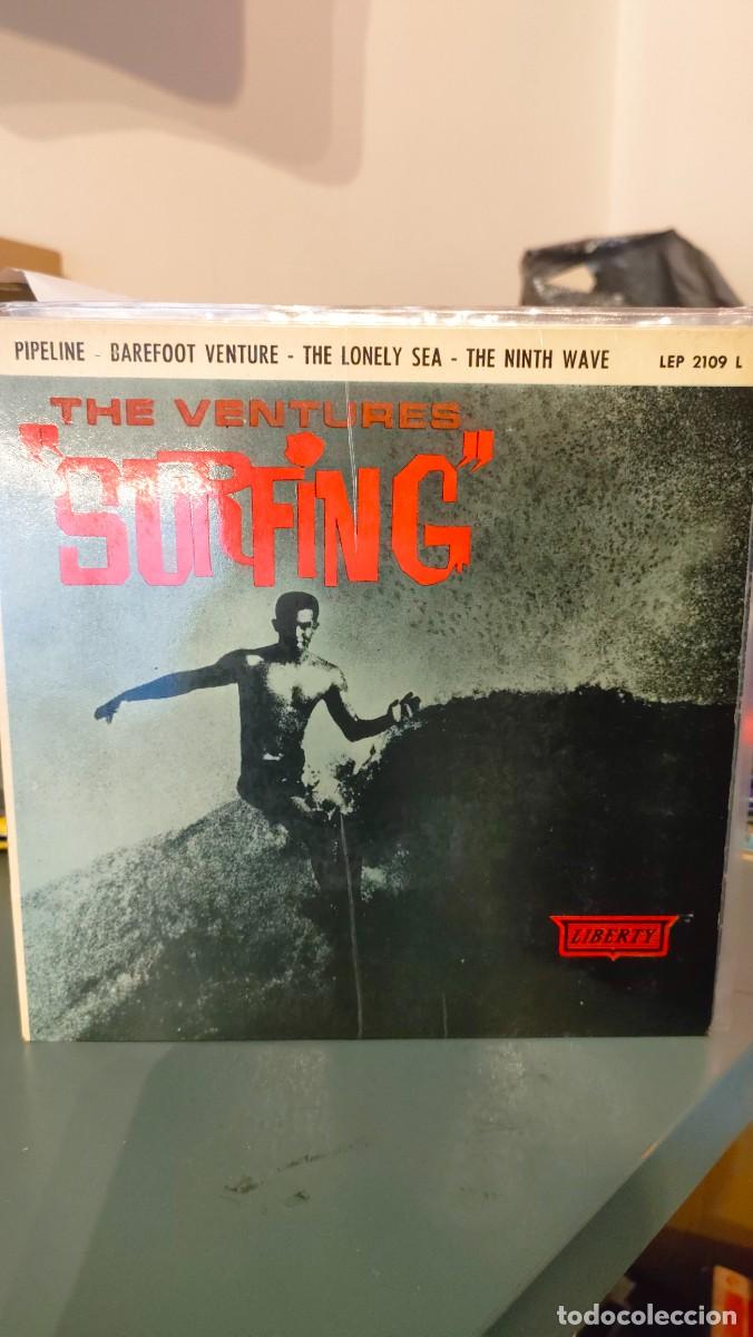 Discos de vinilo: THE VENTURES. SURFING - Foto 1