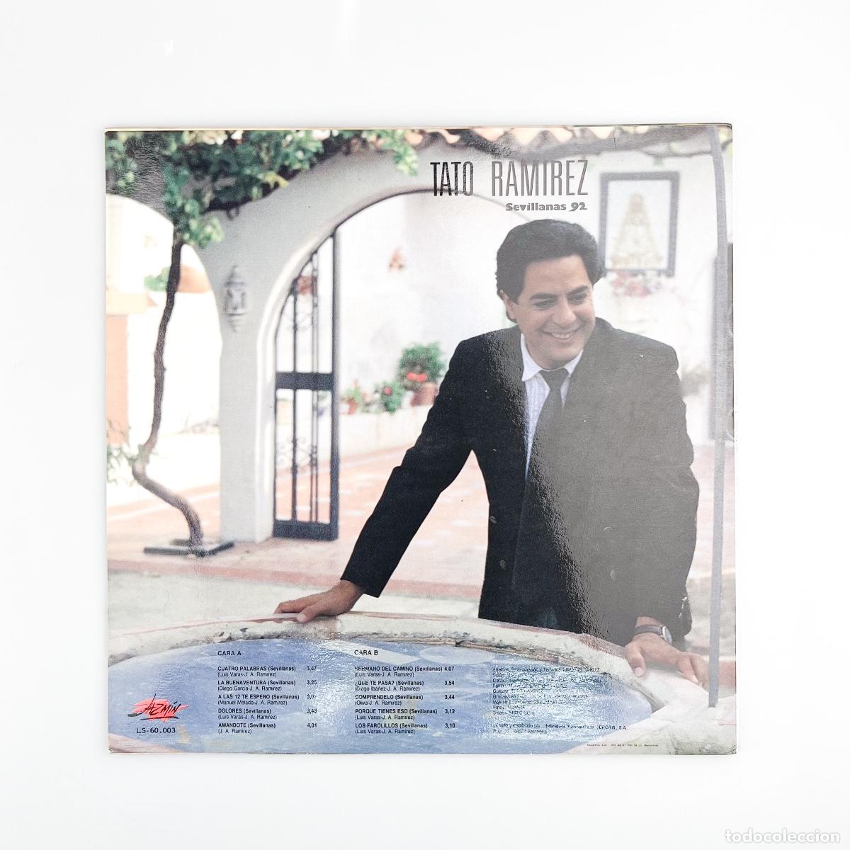Discos de vinilo: LP. Tato Ramirez. Coraz&oacute;n del sur. (VG+/VG+) - Foto 2