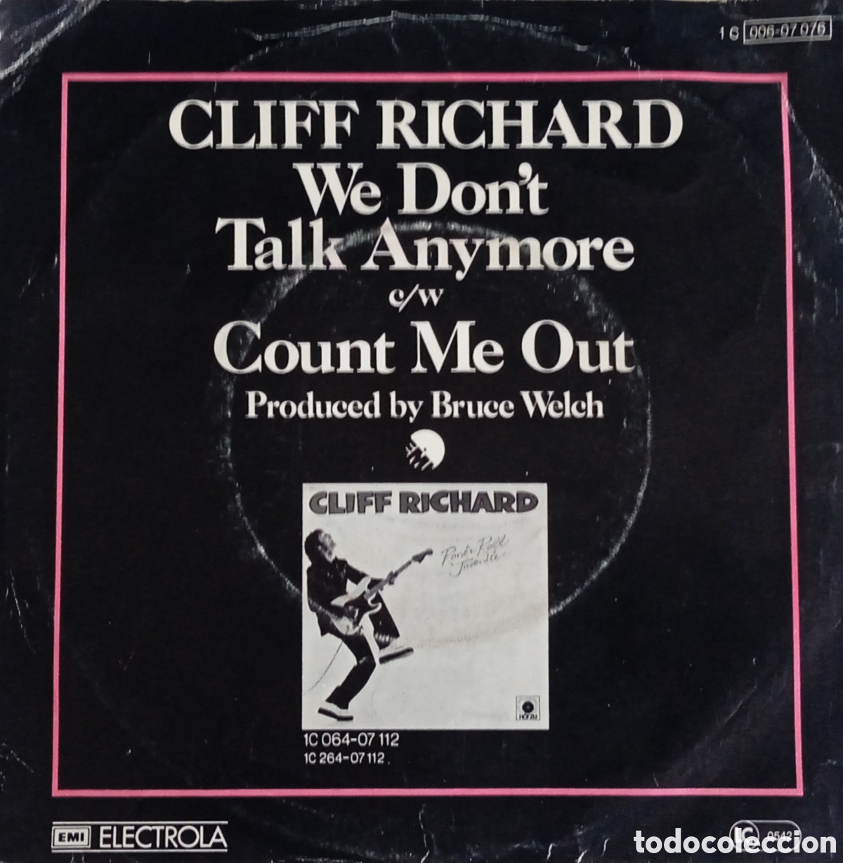 Discos de vinilo: CLIFF RICHARD - We dont talk anymore (1979) disco de vinilo single - Foto 2